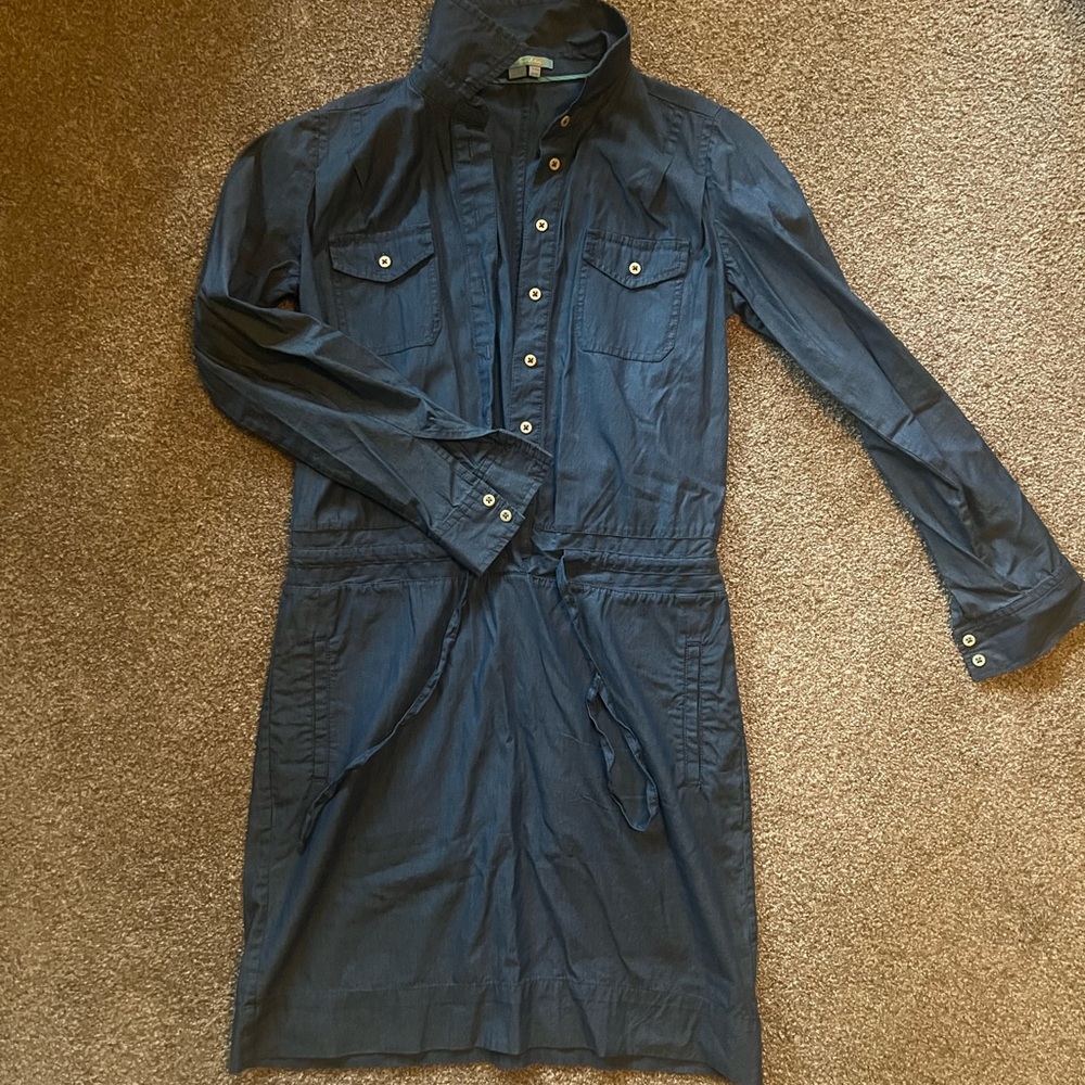 Boden light weight denim Shirt Dress